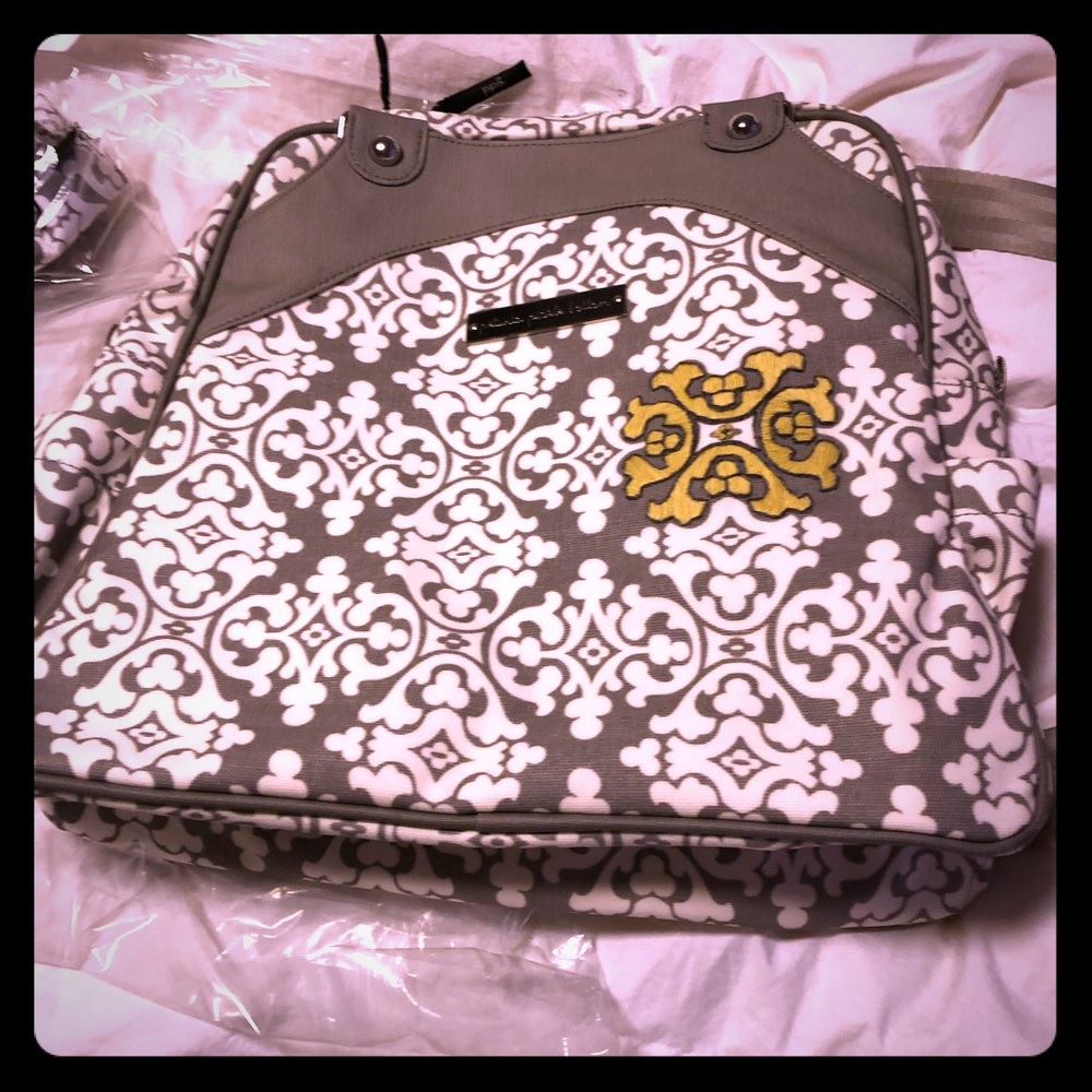 Petunia Pickle Button Sashay Satchel diaper bag